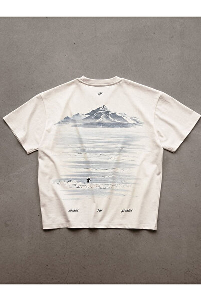 Le Savu Μπλουζάκι Unisex Oversize με στάμπα  "Meant For Greater Penguin "