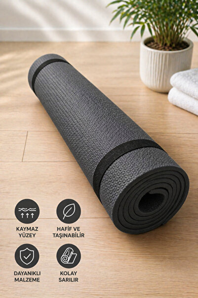 Yukon 6 mm Pilates Matı Yoga Matı Spor Minderi Yer Matı Egzersiz Minderi 140 ...