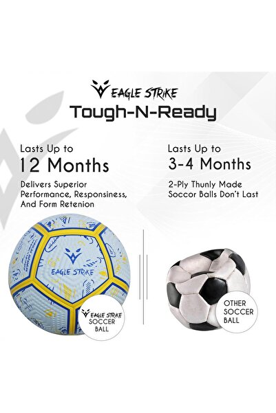 eagle strike Professional Match Soccer Ball – Premium PU Football for Competitive Play