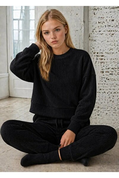 Cool & Sexy Σετ αθλητικής φόρμας Modal Fabric Ribana Detail