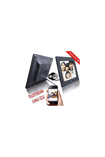SICAK TAKİP Elektronik Dijital Resim Çerçevesi Casus Gizli Wifi Kamera