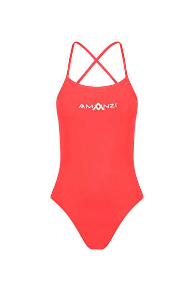 sporsuit Amanzi Girls' Training Swimsuit Tie Back One Piece Atomic