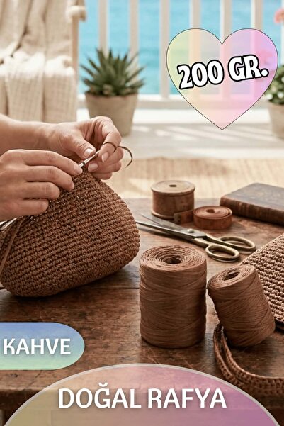 Dantelux İthal Doğal Rafya (Yumuşak Örüm Özelliği)