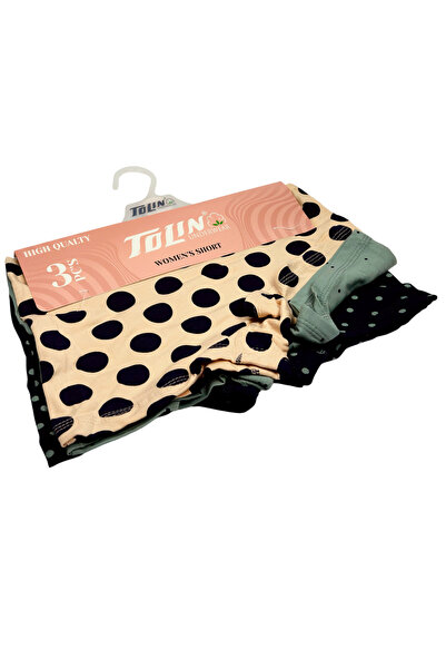 TOLIN Γυναικείο Σετ 3 τεμαχίων Πετσέτες με Διχτυωτή Λεπτομέρεια Βαμβακερό Λύκ...