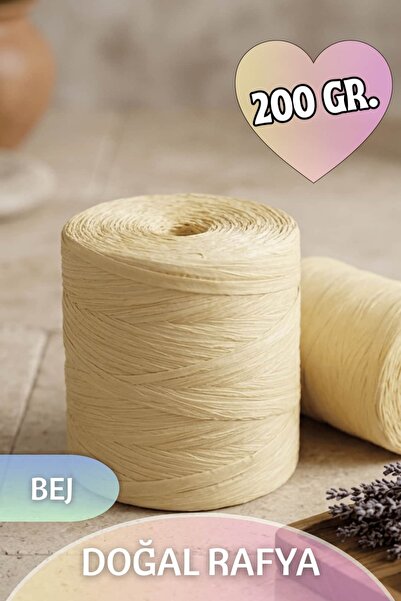 Dantelux İthal Doğal Rafya (Yumuşak Örüm Özelliği)