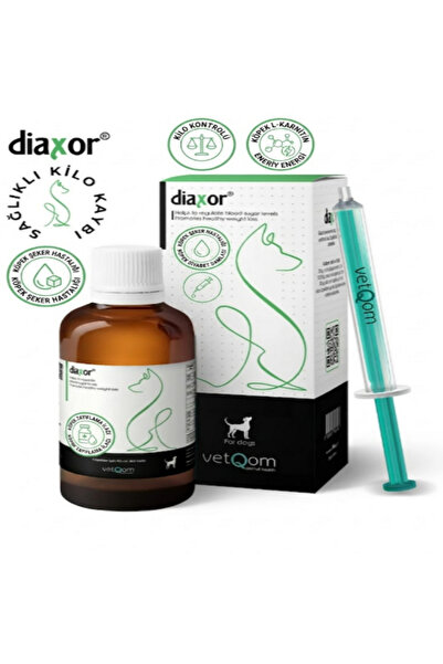 Vetqom Diaxor Köpek Kilo Koantrolü ve Glukoz Düzenleyici Sıvı Takviye 90 ml