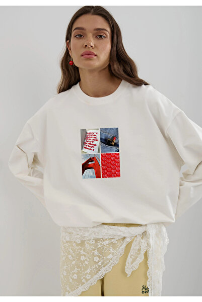 Jose Clothing Λευκό μπλουζάκι με στάμπα, μακρυμάνικο, βαμβακερό, κατάλληλο γι...