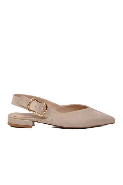 AYAKMOD Μπεζ Ελαφριές Γυναικείες Μπαλαρίνες 312552 Z