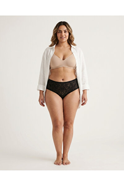 Elit Γυναικεία εσώρουχα με δαντέλα και ελαστική μέση σε μεγάλο μέγεθος