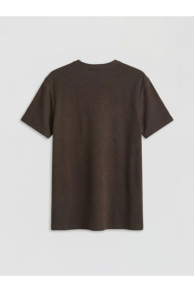 LC Waikiki Tricou maro guler rotund pentru bărbați