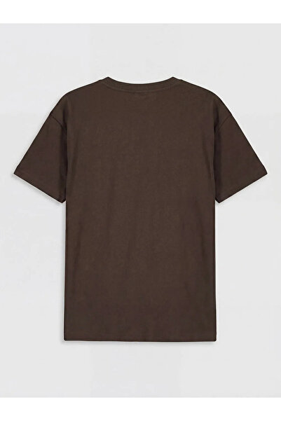 LC Waikiki Καφέ μπλουζάκι για αγόρια με στάμπα Naruto