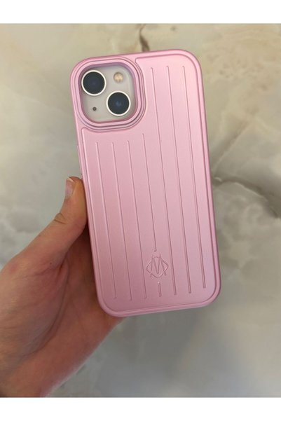 ZB Aksesuarda Moda İPHONE 13 ve 14 Uyumlu Rimowa Çizgili Bavul Tasarım Premiu...
