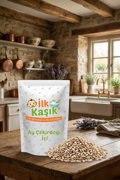İlk Kaşık Ay Çekirdeği İçi 100g Katkısız Doğal İç Çekirdek Pratik Besin Katkısı