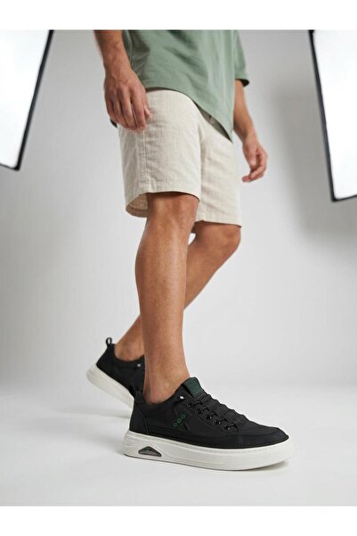 MARCOMEN 23506 Ανδρικά ελαστικά υφασμάτινα παπούτσια sneaker από ύφασμα αλεξί...