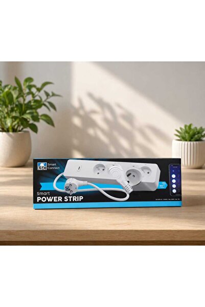Lsc Έξυπνη πρίζα Smart Connect, επεκτατής WiFi 2.4GHz, 4 πρίζες με ανεξάρτητο...