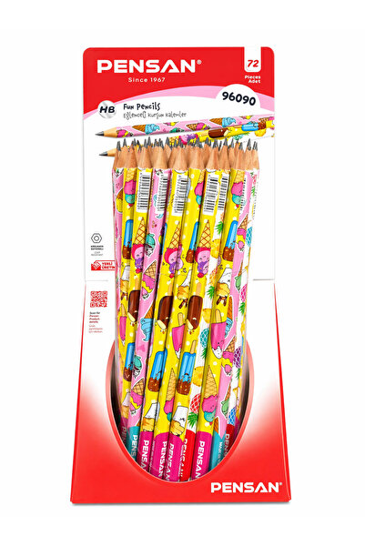 Pensan DONDURMA DESENLİ KURŞUN KALEM 6 LI Set (96090)