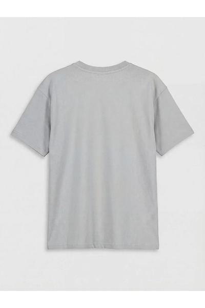 LC Waikiki Tricou Gri Crew Neck Basic pentru băiat