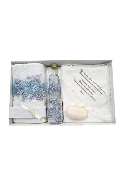 fantasialand Trusou botez elegant dantela bleu