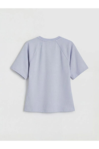 LC Waikiki Λιλά Μπλουζάκι Γυναικείο Με Κέντημα