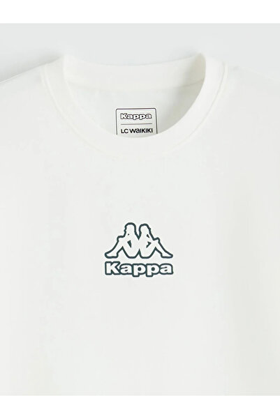 LC Waikiki Αθλητικό μπλουζάκι Unisex με στάμπα σε χρώμα εκρού