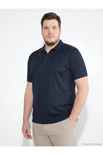 LC Waikiki Tricou pentru bărbați cu guler polo bleumarin