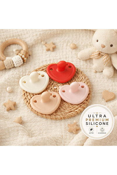 Tgm Baby Ultra Premium Silikon Kalpli Emzik Mini (Apricot)