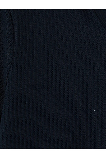 LC Waikiki Tricou bărbătesc albastru marin, cu guler polo, din bumbac pieptăn...