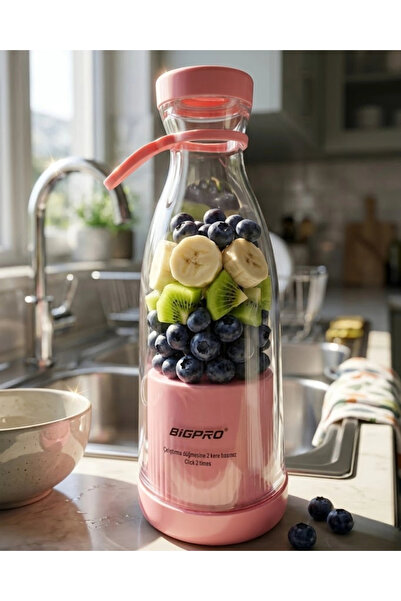 Genel Markalar Mini Blender USB Şarjlı Smoothie Hazırlayıcı Kolay Temizlenebi...