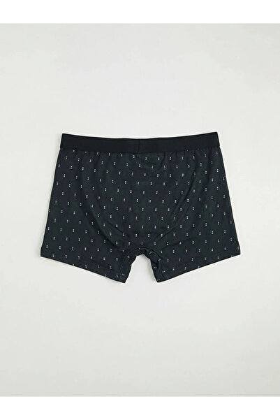 LC Waikiki Μαύρο Standard Fit Βαμβακερό Ευέλικτο Ανδρικό Μπόξερ 5 τεμαχίων