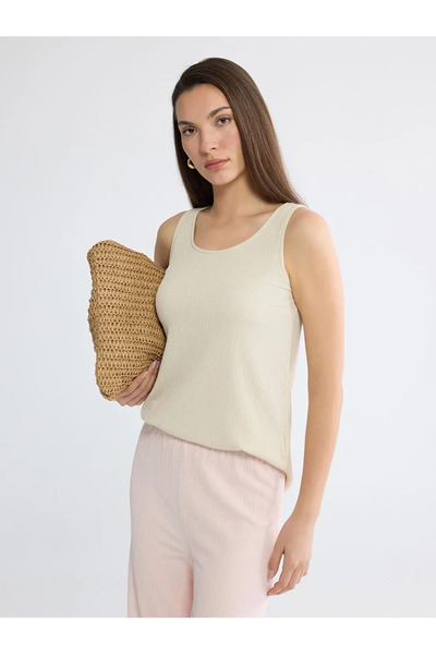 LC Waikiki Γυναικείο εσώρουχο μπεζ με λαιμόκοψη