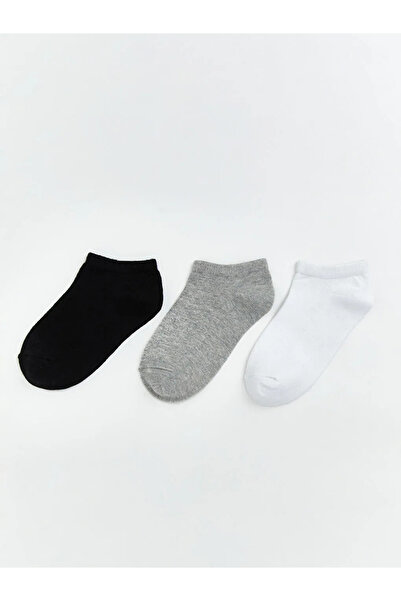 LC Waikiki Μαύρες κάλτσες μποτάκια για αγόρια, 3 τεμαχίων