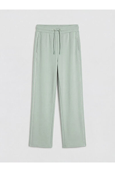 LC Waikiki Πράσινο ελαστικό στη μέση, Soft Touch γυναικείο παντελόνι φόρμας