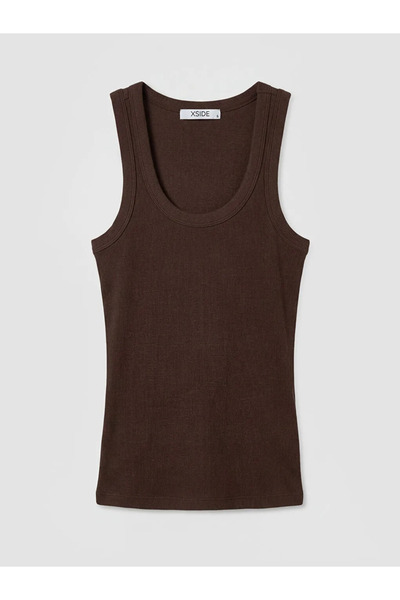 LC Waikiki Καφέ γυναικείο εσώρουχο με λαιμόκοψη U