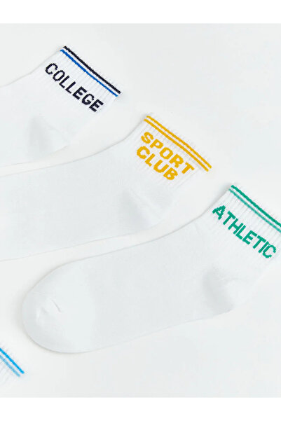 LC Waikiki Μικτές Παιδικές Κάλτσες με Σχέδια για Αγόρια, Συσκευασία 5 τεμαχίων