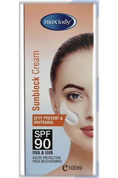 MAXLADY Sunblock Cream SPF 90 (100 ml) 1+1 OFFER
