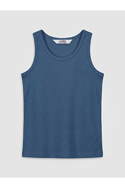 LC Waikiki White Crew Neck Boy's Undershirt