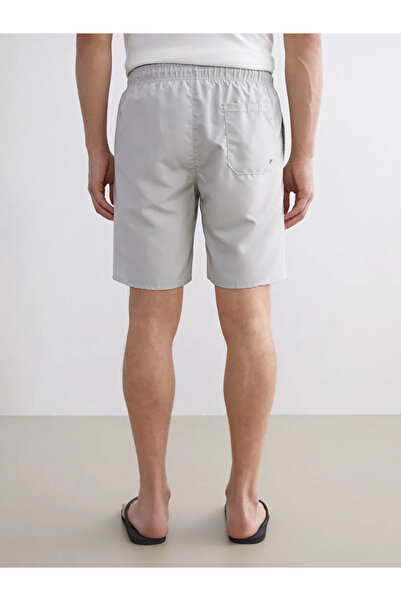 LC Waikiki Γκρι ανδρικό μαγιό μήκους μέχρι το γόνατο