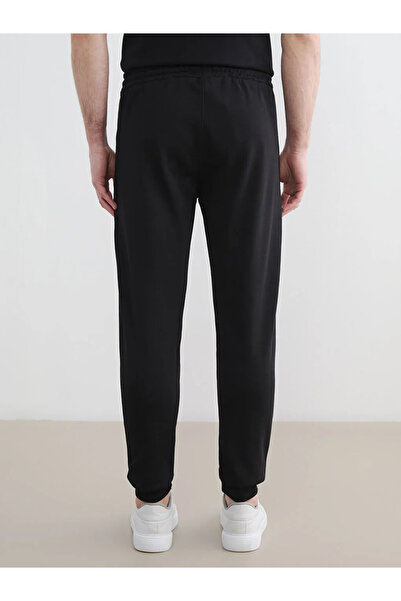 LC Waikiki Black Standard Fit Men's Jogger Sweatpants