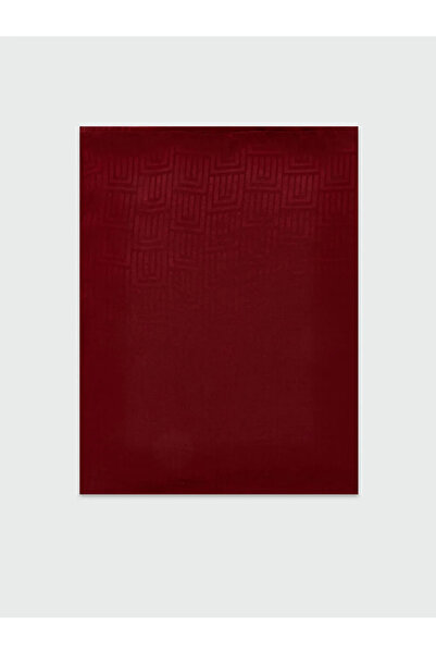 LC Waikiki Γυναικείο σάλι με γεωμετρικά σχέδια σε μπορντό χρώμα