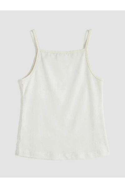 LC Waikiki Pink Bow Printed Rope Strap Girls' Undershirt 2-Piece Set