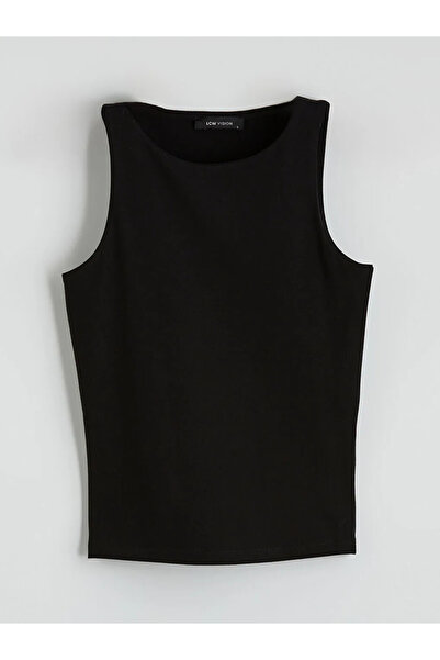 LC Waikiki Μαύρο γυναικείο εσώρουχο με λαιμόκοψη