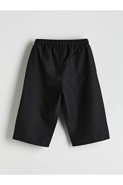 LC Waikiki Μαύρο ανδρικό μαγιό μήκους μέχρι τη γάμπα