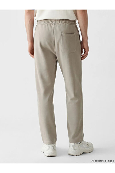 LC Waikiki Ανδρικό παντελόνι φούτερ καφέ Standard Fit