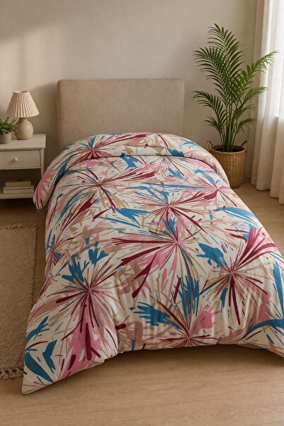 VALİOSA VALİDEZ Μονό παπλωματοθήκη με βαμβακερό σχέδιο Dila 160x220 εκ.