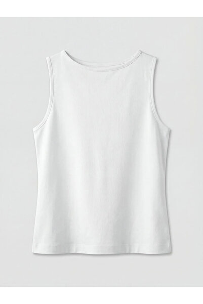 LC Waikiki Γυναικείο εσώρουχο με λαιμόκοψη λευκό σκάφος