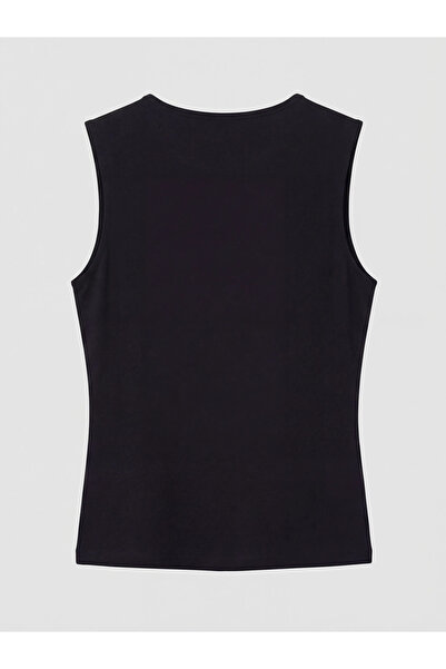 LC Waikiki Μαύρο γυναικείο εσώρουχο με λαιμόκοψη