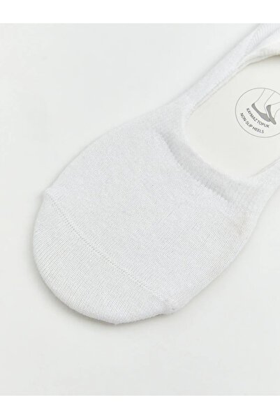 LC Waikiki Λευκές αντιολισθητικές γυναικείες κάλτσες μπαλαρίνας σε συσκευασία...