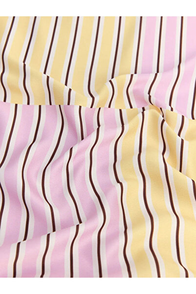 LC Waikiki Γυναικεία μπαντάνα με καφέ σχέδια, σετ 2 τεμαχίων