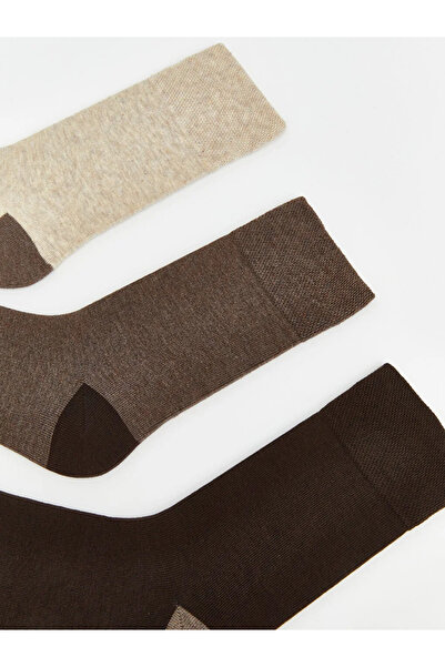 LC Waikiki Beige Men's Socks 5-Pack