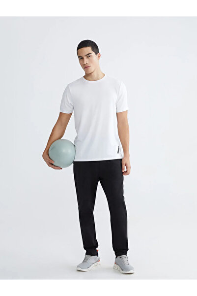 LC Waikiki Μαύρο ανδρικό παντελόνι Jogger Standard Fit
